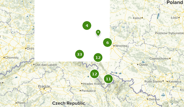 Lower Silesian (Dolnoslaskie), Poland Map