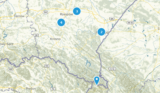 Podkarpackie, Poland Map