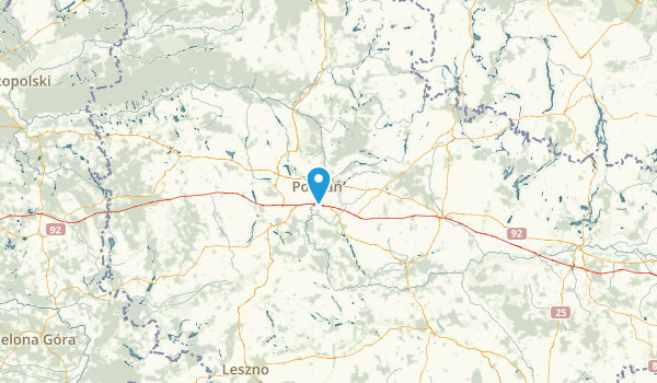 Wielkopolskie, Poland Map