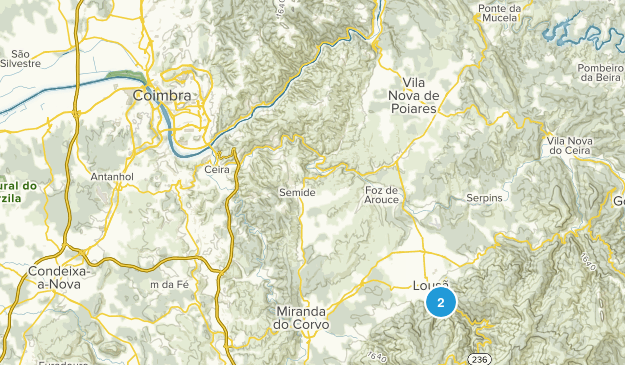 Coimbra, Portugal Map