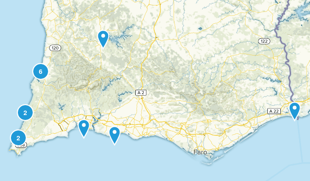 Faro, Portugal Map