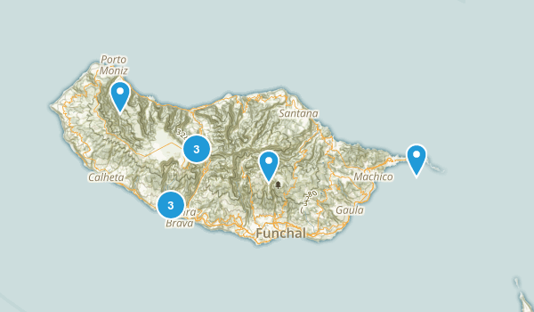 Ilha da Madeira, Portugal Map