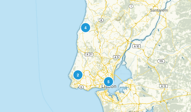 Lisbon, Portugal Map