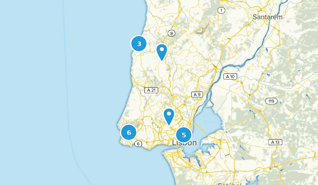 Lisbon, Portugal Map