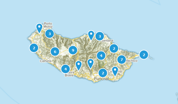 Madeira, Portugal Map