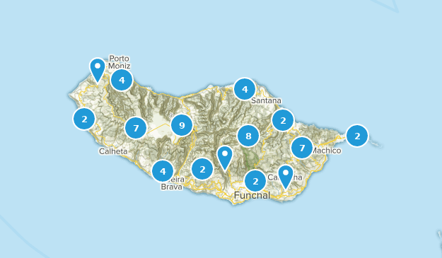 Madeira, Portugal Map