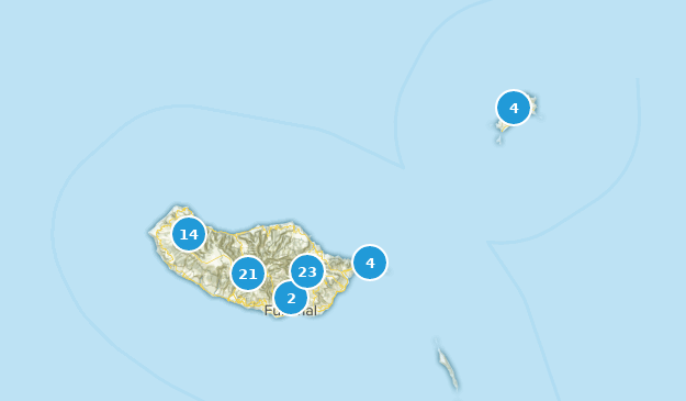 Madeira, Portugal Map