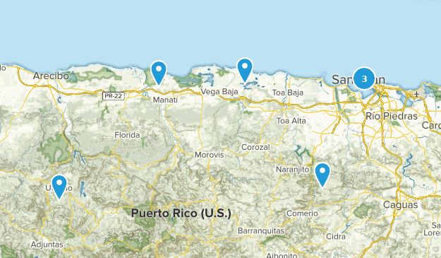 Northern Region, Puerto Rico Map