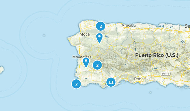 West Region, Puerto Rico Map