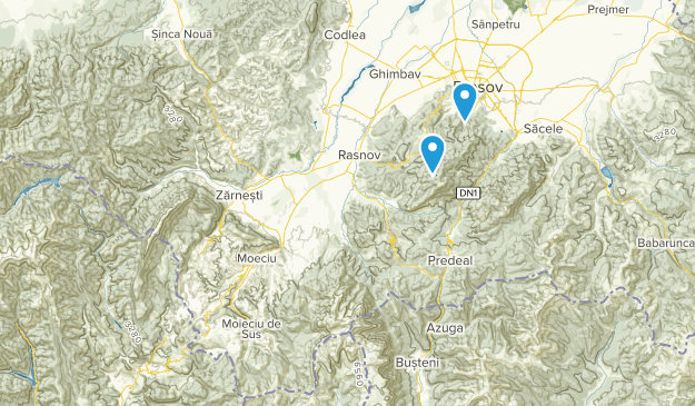 Braşov, Rumänien Map