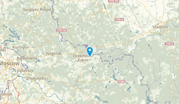 Владимирская область, Russia Map