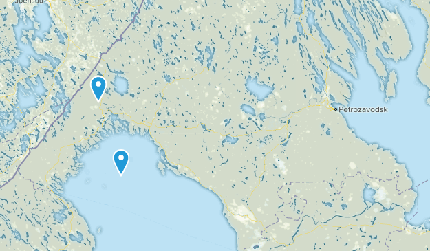 Республика Карелия, Rusia Map