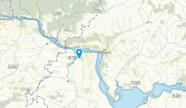Республика Татарстан, Rusia Map