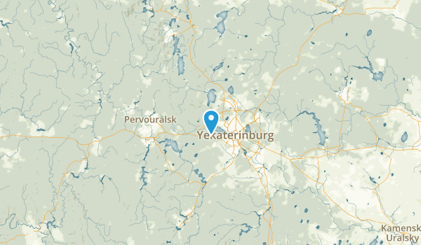 Свердловская область, Russia Map
