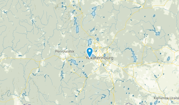 Свердловская область, Russia Map