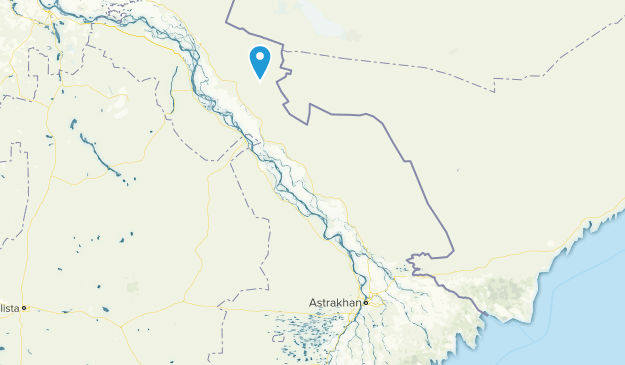 Астраханская область, Rusia Map
