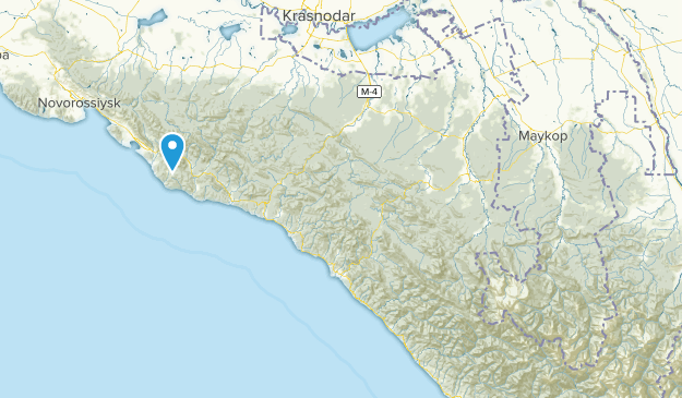 Краснодарский край, Russia Map