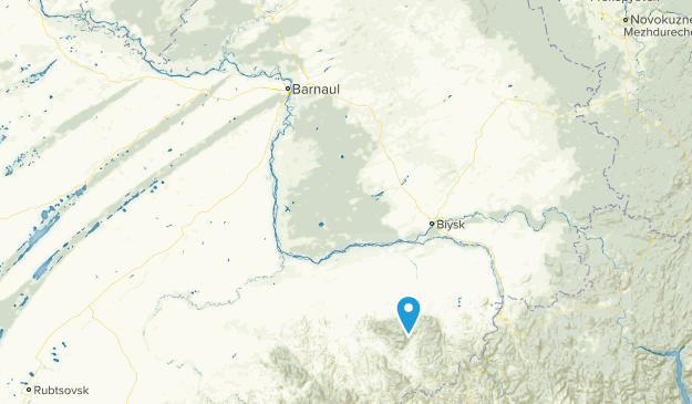 Altai Krai, Russia Map