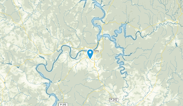 Region Perm, Russland Map