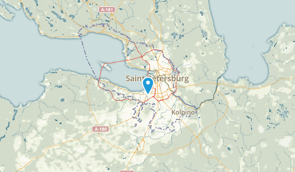 Saint Petersburg, Russia Map