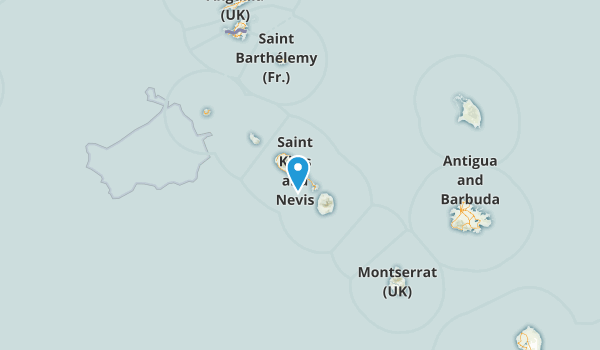 Saint George Basseterre, Saint Kitts and Nevis Map