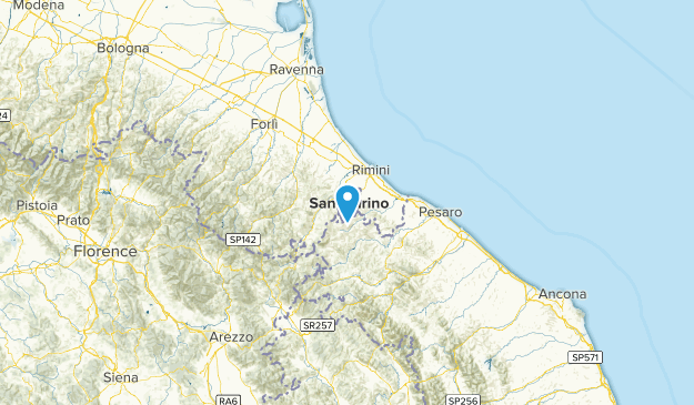 San Marino, Saint-Marin Map