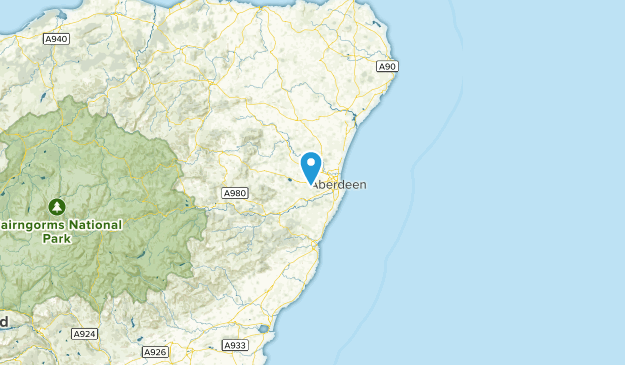 Aberdeen, Scotland Map
