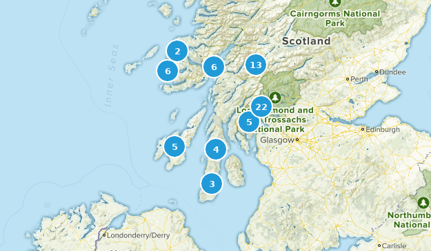 argyll and bute tourist map