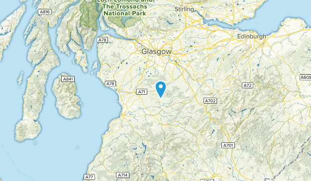 East Ayrshire, Schottland Map