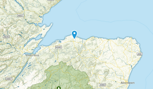 Moray, Schottland Map