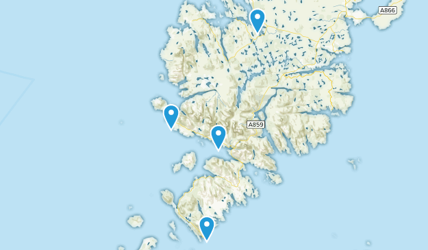 Na h-Eileanan an Iar, Schottland Map