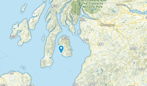 North Ayrshire, Schottland Map