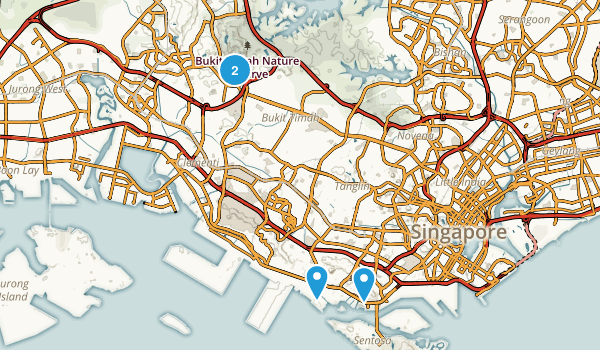 South West, Singapore Map