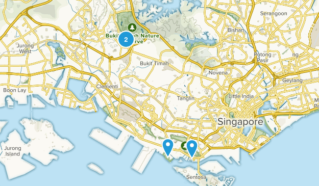 South West, Singapore Map