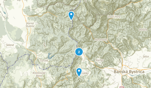 Banskobystrický kraj, Slovakia Map