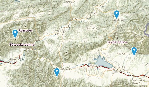 Žilinský kraj, Slovakia Map