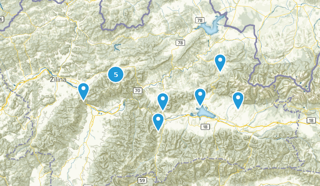 Žilinský kraj, Slovakia Map