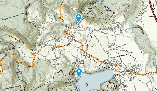 Bled, Slovenia Map