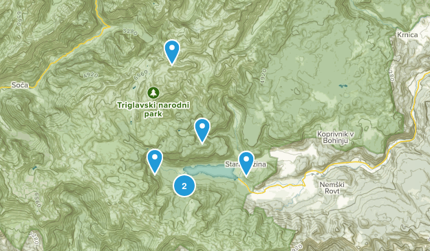 Bohinj, Slovenia Map