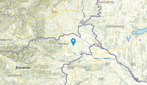 Lenart, Slowenien Map