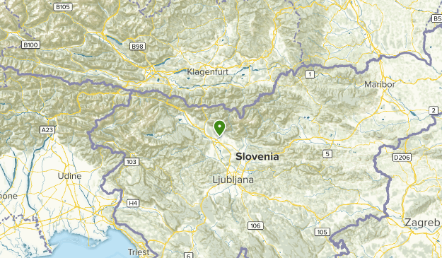 Preddvor, Slovenia Map