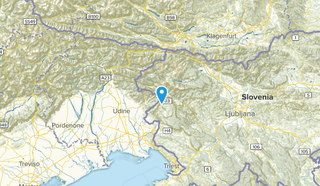 Tolmin, Slowenien Map