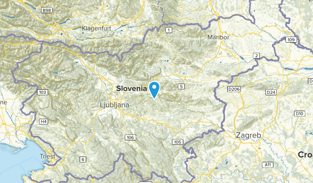 Zasavska, Slovénie Map