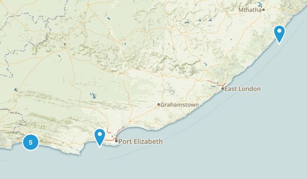 Eastern Cape, South Africa Map