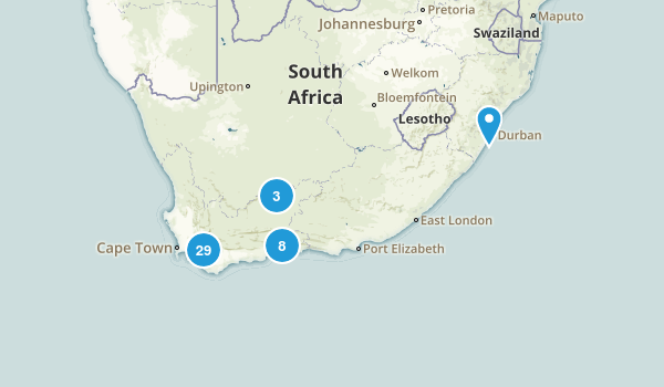 Western Cape, South Africa Map