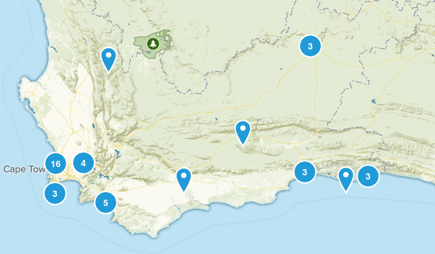 Western Cape, South Africa Map