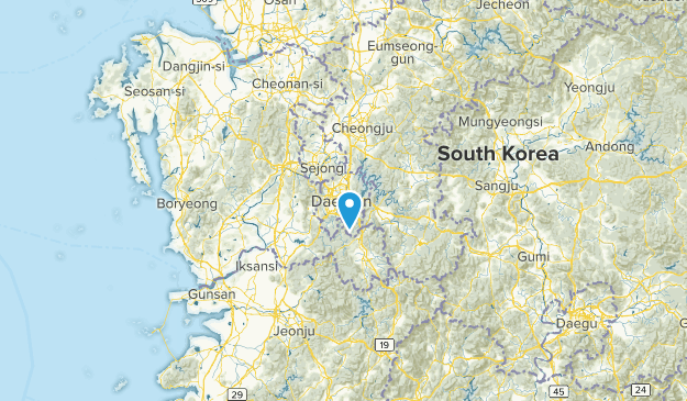 Daejeon, South Korea Map