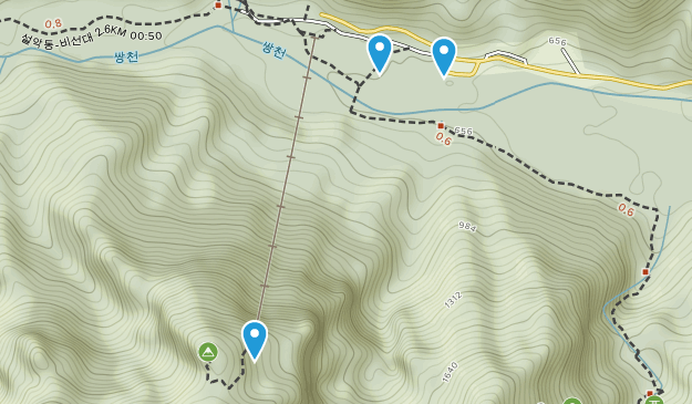 Gangwon, Südkorea Map