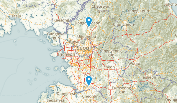 Gyeonggi, South Korea Map