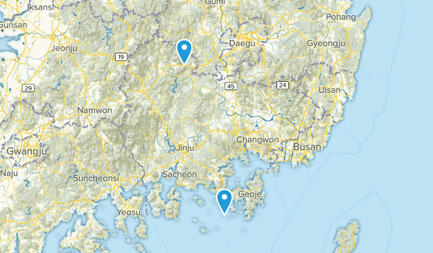 Gyeongsangnam-do, South Korea Map